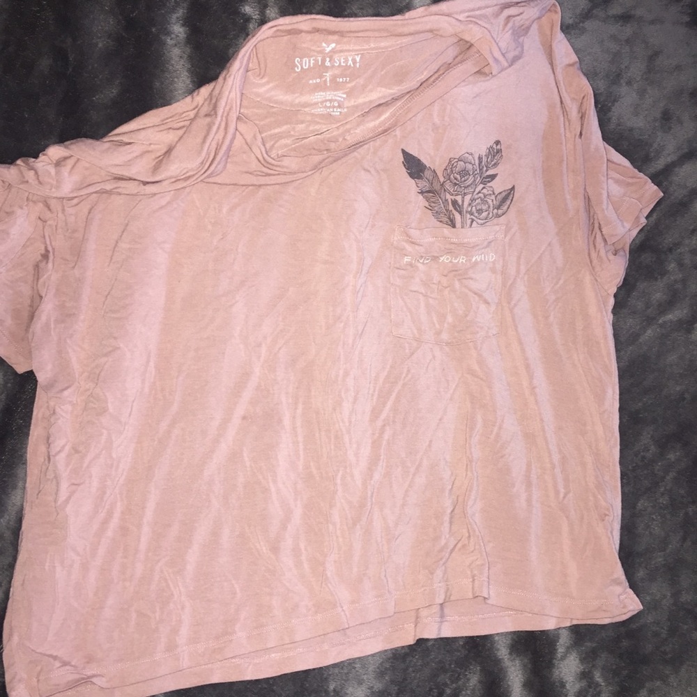 american eagle soft&sexy pocket tee